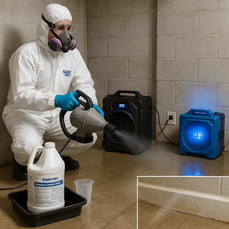 Sanitization and Odor Removal process in Norcross, GA